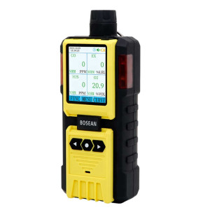 Medidor de Multigases O2, CO, H2S, LEL con bomba BOSEAN