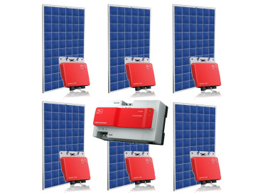 COMBO7: Un sistema de conexion a la red de 1.6kWp