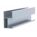 1.17m de Riel de aluminio para paneles