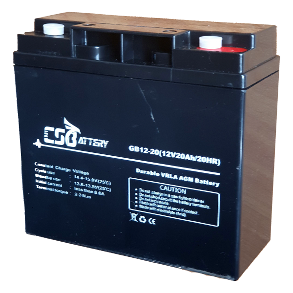 Bateria 20Ah/12VDC AGM de Ciclo Profundo