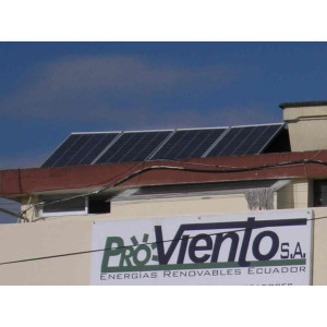 2012: Sistema OnGrid instalado en ProViento en Quito