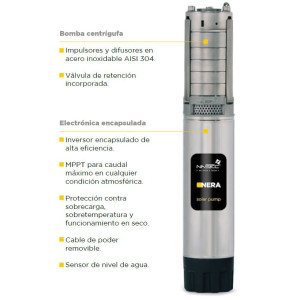 Bomba sumergible NERA 06/04 para tanques elevados NASTEC