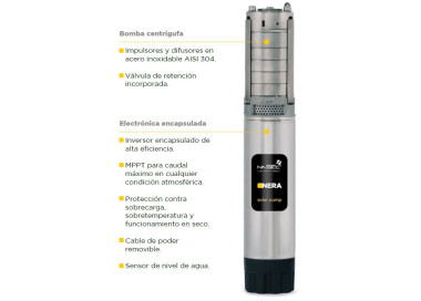 Bomba sumergible NERA 06/04 para tanques elevados NASTEC
