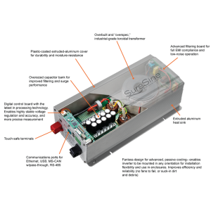 Los nuevos inversor de alta calidad 300W/12 o 24V MORNINGSTAR