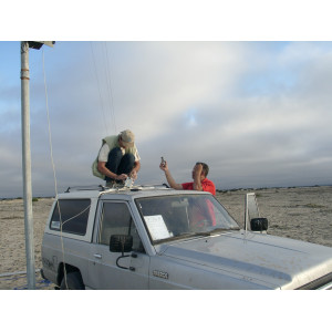 2002: Campaña de medición eólica en el desierto de Sechura