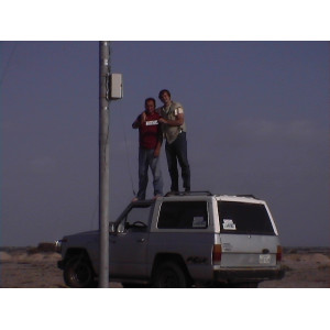 2002: Campaña de medición eólica en el desierto de Sechura