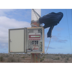 2008: 5 años midiendo el recurso eólico para el PNUD en Galapagos