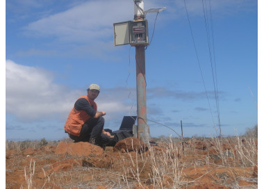 2008: 5 años midiendo el recurso eólico para el PNUD en Galapagos