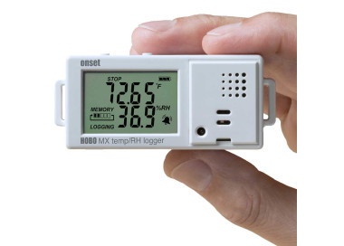 Datalogger de temperatura & humedad con Bluetooth MX1101 ONSET