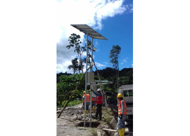 2016: Un poste de luz solar para AGIP OIL