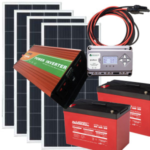 COMBO3b: Sistema mediana para casa de campo a 24VDC