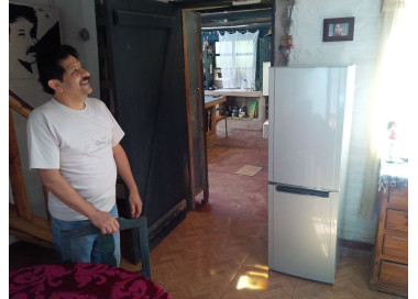 2017: Una refrigeradora solar en Los Armadillos Cafe