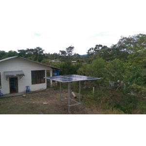 2017: Iluminado una iglesia en la selva amazónica Vicariato de Puyo