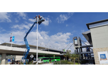 2019: 100 luminarias para el Aeropuerto