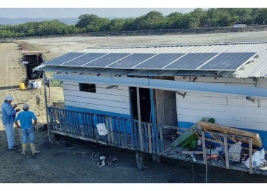 2021: Dos sistemas para una camaronera en la Isla Puna