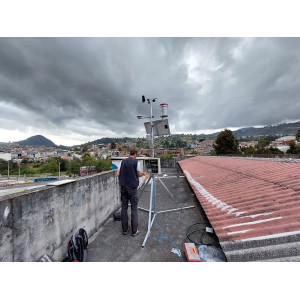 2022: La tercera estación meteorologica en Azogues para UCACUE