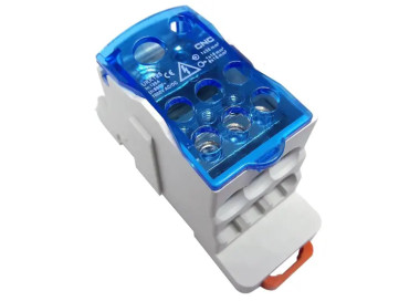 Bloque de terminales de riel DIN para distribución 125A