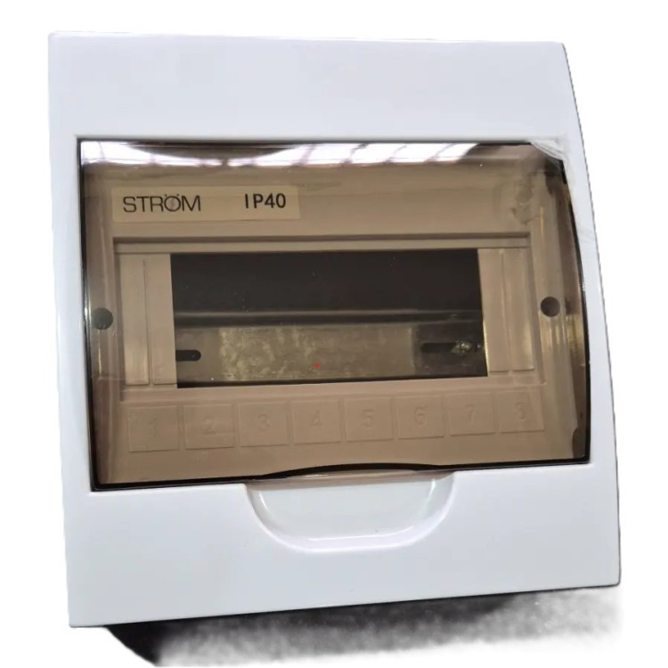 Gabinete de plastico 20 x 20 x 10 cm y centro de carga