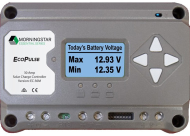 Controlador PWM 30A/12-24VDC con Pantalla MORNINGSTAR