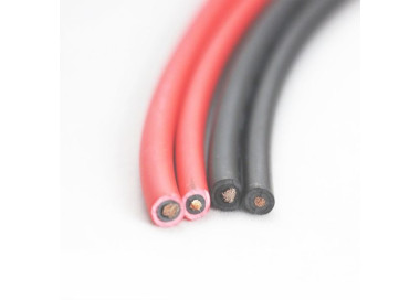 Cables Solares con doble chaqueta (rojo+negro)